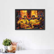Breaking Bad Walter White x Jesse Pinkman Wall Art Poster | Landscape