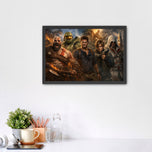 Video Game Icons Collage Wall Art Poster | Landscape