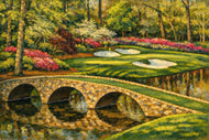 Augusta National Amen Corner Masters Wall Art Poster | Landscape