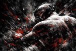 Bane Dark Knight Rises Cinematic Wall Art Poster | Landscape