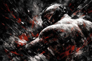 Bane Dark Knight Rises Cinematic Wall Art Poster | Landscape