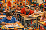 Billy Madison Today Jr. Abstract Wall Art Poster | Landscape