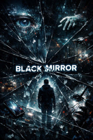 Black Mirror Cinematic Wall Art Poster | Portrait