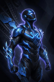 Blue Beetle Wall Art Poster | Portrait