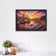 Boston River Painted Sky Wall Art Poster | Landscape