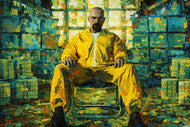 Breaking Bad Walter White "Heisenberg" Wall Art Poster | Landscape