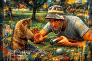 Caddyshack Gopher Cinematic Wall Art Poster | Landscape