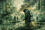 Chernobyl Painting Style Wall Art Poster | Landscape