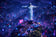 Christ the Redeemer Futuristic Cyberpunk Wall Art Poster | Landscape