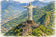 Christ the Redeemer Sketch Style Wall Art Poster | Landscape