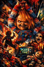 Chucky Slasher Cinematic Horror Wall Art Poster | Portrait