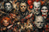 Horror Cinema Icons Collage Wall Art Poster | Landscape