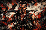 Commando Movie Wall Art Poster | Landscape