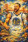 Steph Curry Warriors NBA x San Francisco Wall Art Poster | Portrait