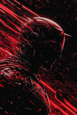 Daredevil Abstract Wall Art Poster | Portrait