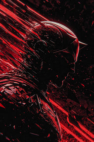 Daredevil Abstract Wall Art Poster | Portrait