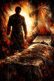 Dexter Inside the Kill Room Abstract Wall Art Poster | Portrait