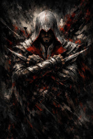 Ezio Assassin's Creed Video Game Wall Art Poster | Portrait