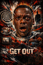 Get Out Cinematic Horror Wall Art Poster | Portrait