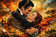Gone With the Wind Cinematic Painting Style Wall Art Poster | Landscape