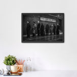 Horror Icons Great Depression Breadline Wall Art Poster | Landscape