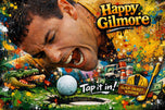 Just Tap It In - Happy Gilmore Cinematic Wall Art Poster | Landscape