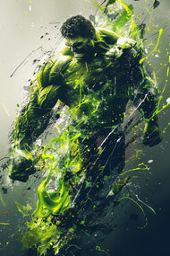 Hulk Marvel Wall Art Poster | Portrait