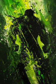 Hulk Gamma Storm Wall Art Poster | Portrait