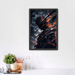 Ichigo Bleach Abstract Wall Art Poster | Portrait