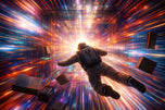 Interstellar Tesseract Cinematic Wall Art Poster | Landscape