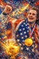 Jack Hughes Olympics Gold Medal Wall Art Poster | Portrait