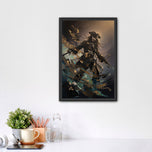 Captain Jack Sparrow Abstract Wall Art Poster | Portrait