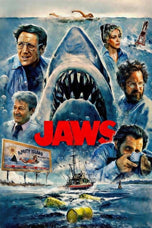 Jaws Cinematic Horror Wall Art Poster | Portrait