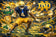 Jeremiyah Love Notre Dame College Football Wall Art Poster | Landscape