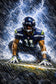 Jaxon Smith-Njigba Seattle Seahawks NFL Storm Wall Art Poster | Portrait