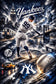 Aaron Judge New York Yankees MLB City Wall Art Poster | Portrait