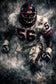 Lawrence Taylor New York Giants NFL Nightmare Wall Art Poster | Portrait