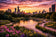 Lincoln Park Chicago Wall Art Poster | Landscape