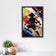 Monkey D. Luffy One Piece Abstract Wall Art Poster | Portrait