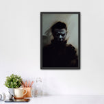 Michael Myers Halloween Abstract Wall Art Poster | Portrait