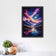 Astral Mountain Valley Painting Wall Art Poster | Portrait