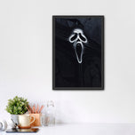 Ghostface Scream Abstract Wall Art Poster | Portrait