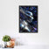 Silver Surfer Abstract Wall Art Poster | Portrait