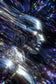 Silver Surfer Abstract Wall Art Poster | Portrait