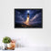 Iron Giant Ascent into Space Wall Art Poster | Landscape