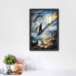 Truman Show Abstract Wall Art Poster | Portrait