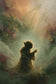 Yoda Star Wars Silhouette Wall Art Poster | Portrait